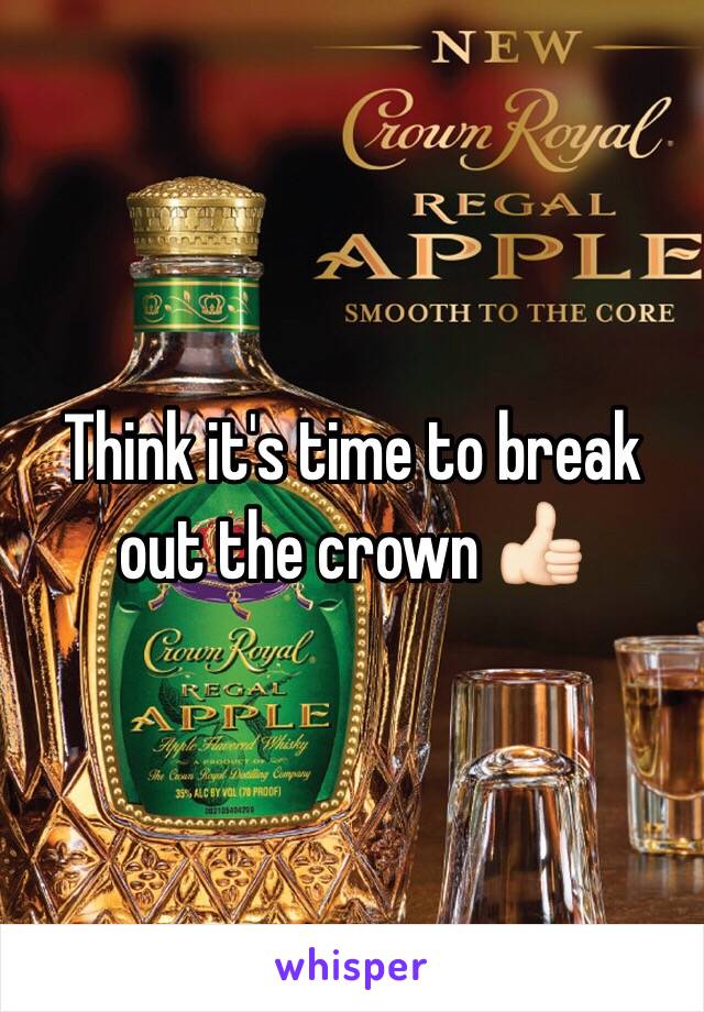 Think it's time to break out the crown 👍🏻