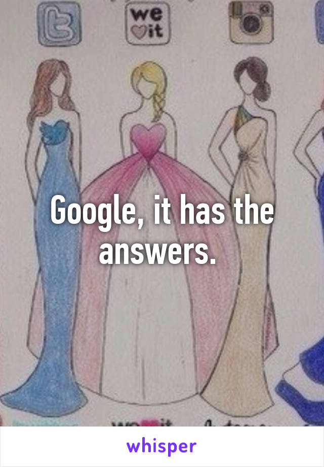 Google, it has the answers. 