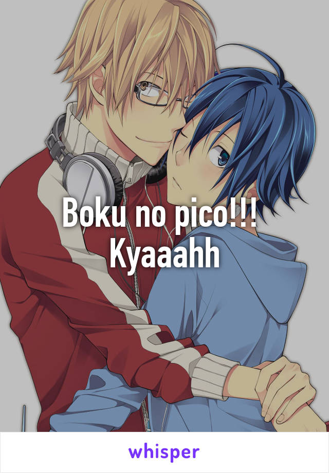 Boku no pico!!! 
Kyaaahh