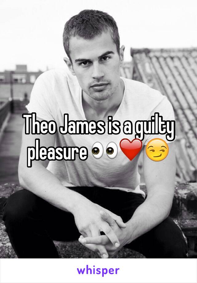 Theo James is a guilty pleasure 👀❤️😏