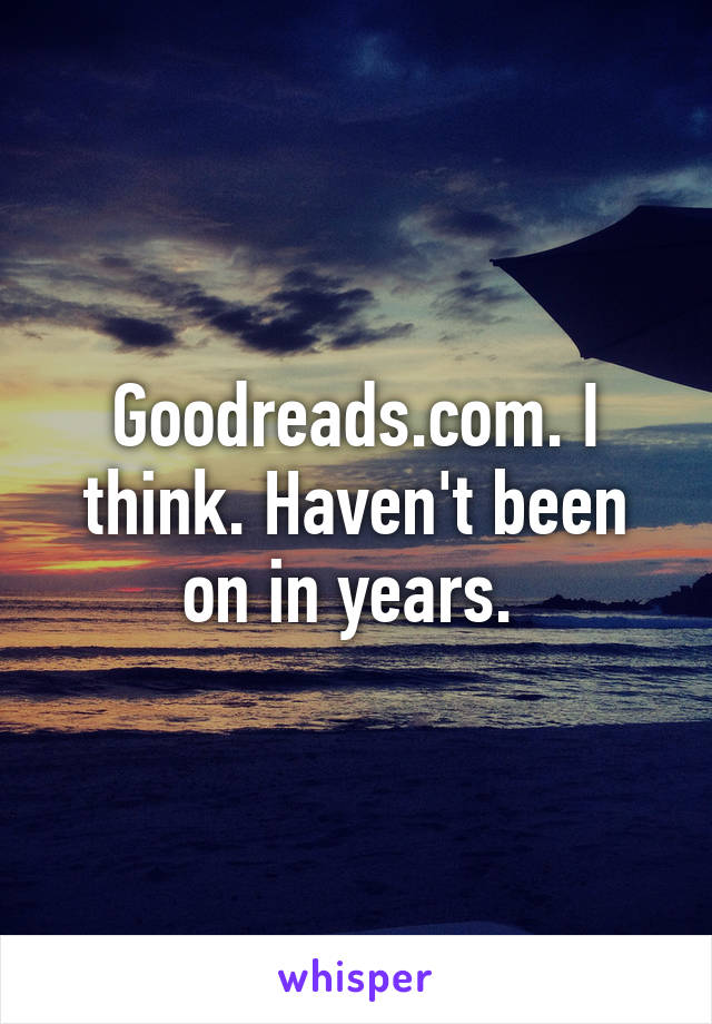 Goodreads.com. I think. Haven't been on in years. 
