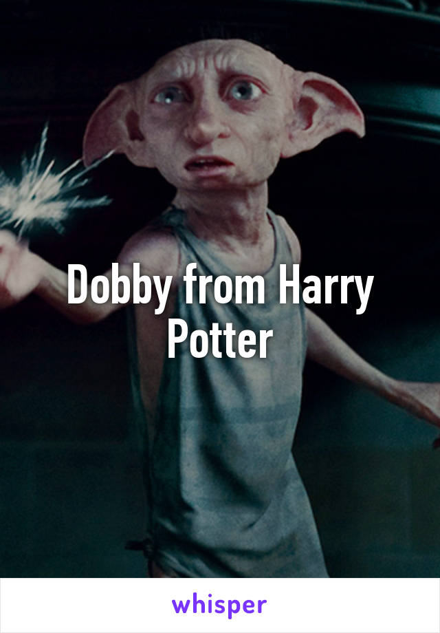 Dobby from Harry Potter