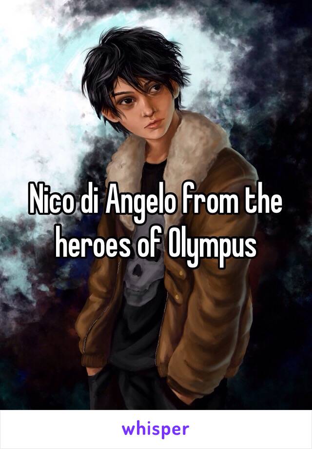 Nico di Angelo from the heroes of Olympus 