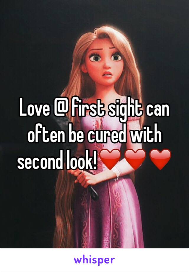 Love @ first sight can often be cured with second look!❤️❤️❤️