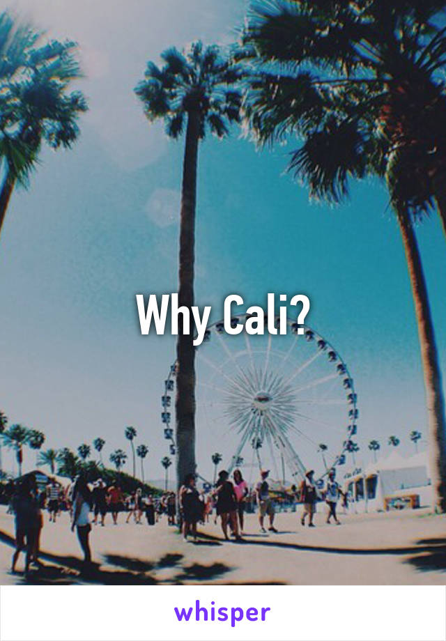 Why Cali?