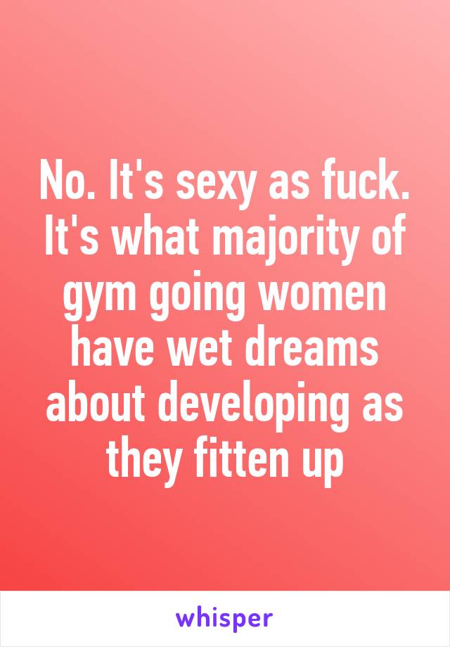 No. It's sexy as fuck.
It's what majority of gym going women have wet dreams about developing as they fitten up