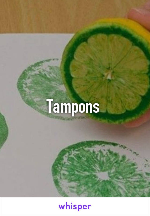 Tampons 