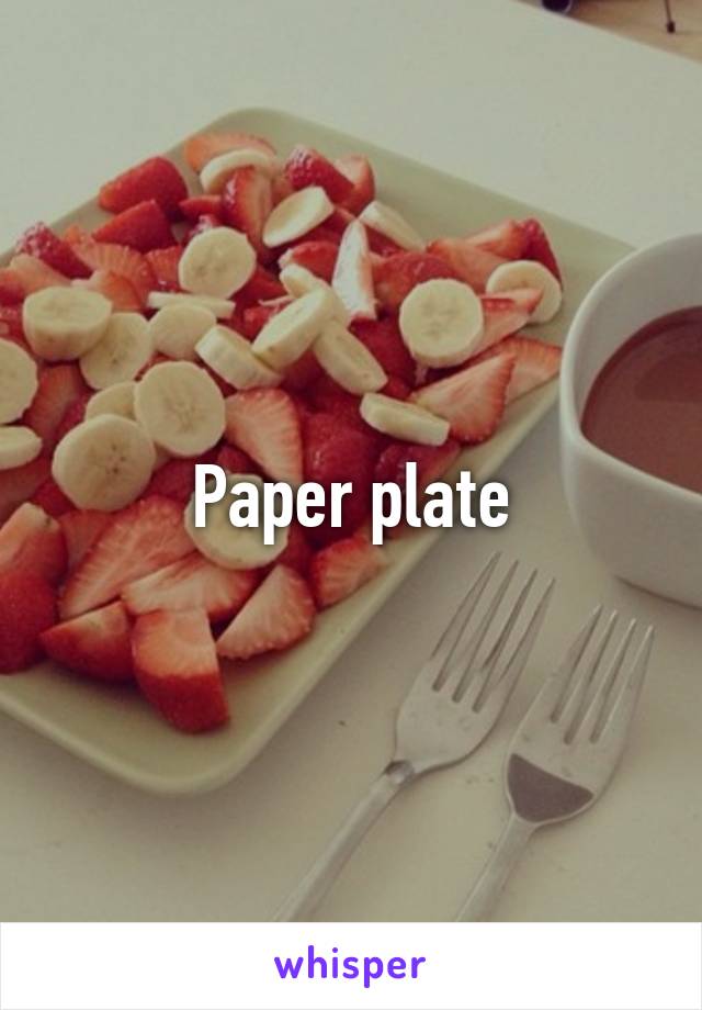 Paper plate