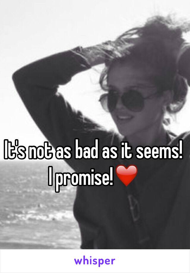 It's not as bad as it seems!
I promise!❤️