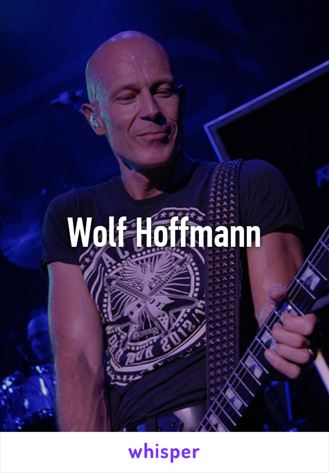 Wolf Hoffmann