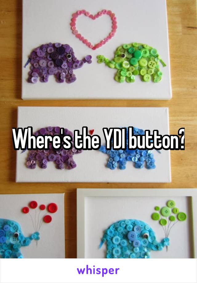 Where's the YDI button?