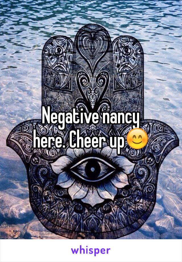 Negative nancy 
here. Cheer up😊