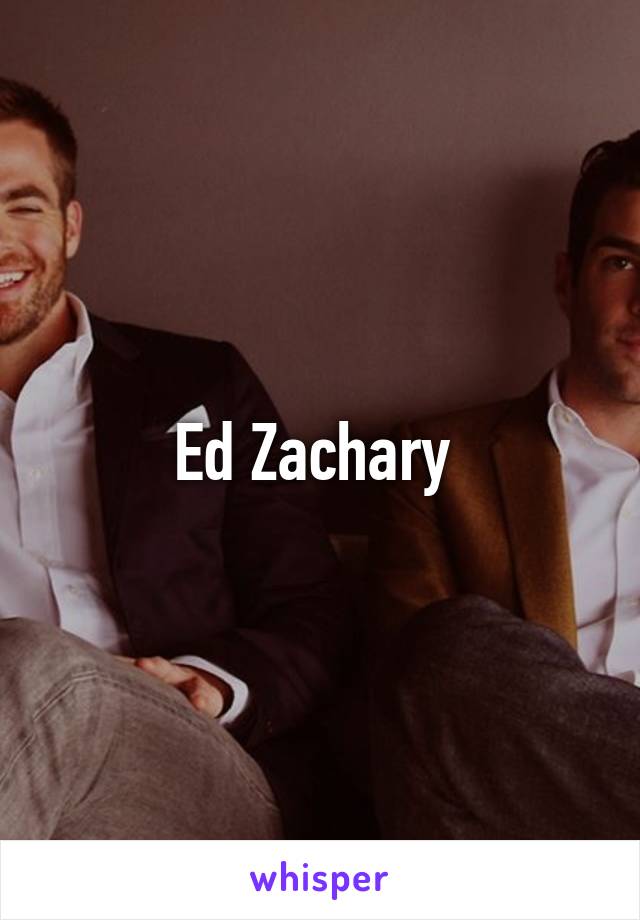 Ed Zachary 