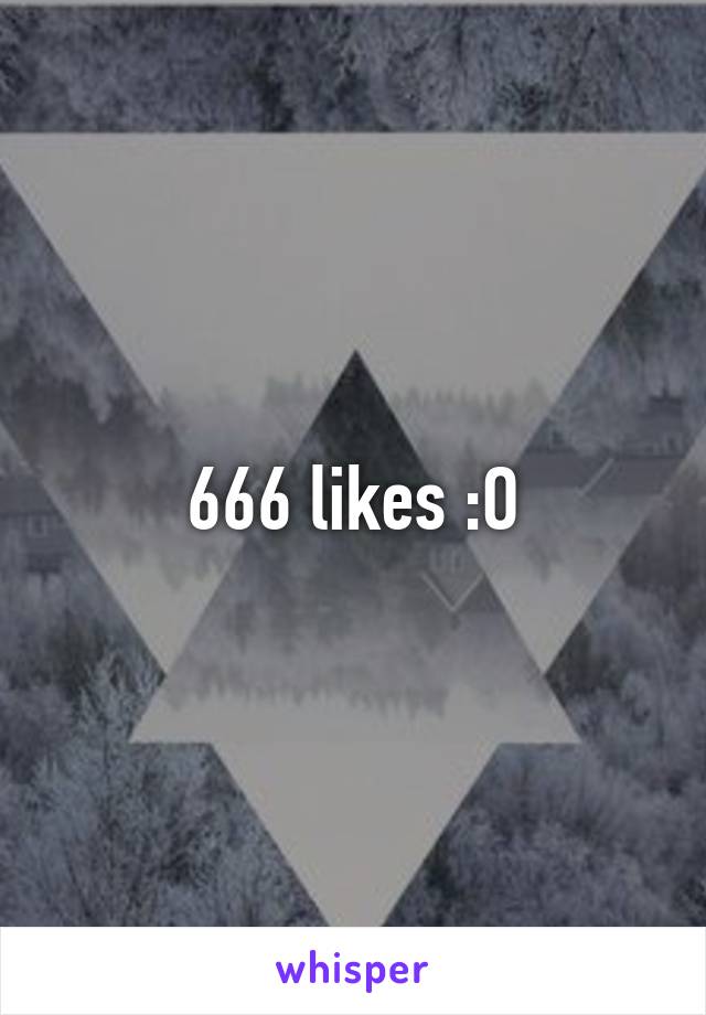 666 likes :O