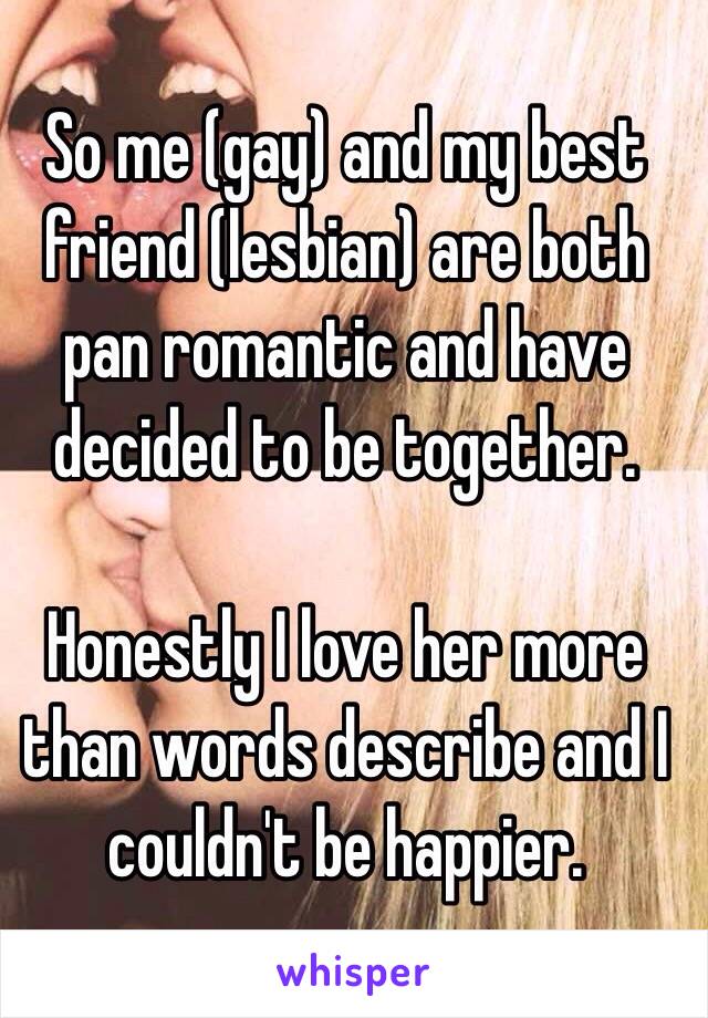 So Me Gay And My Best Friend Lesbian Are Both Pan Romantic And Have Decided To Be Together 