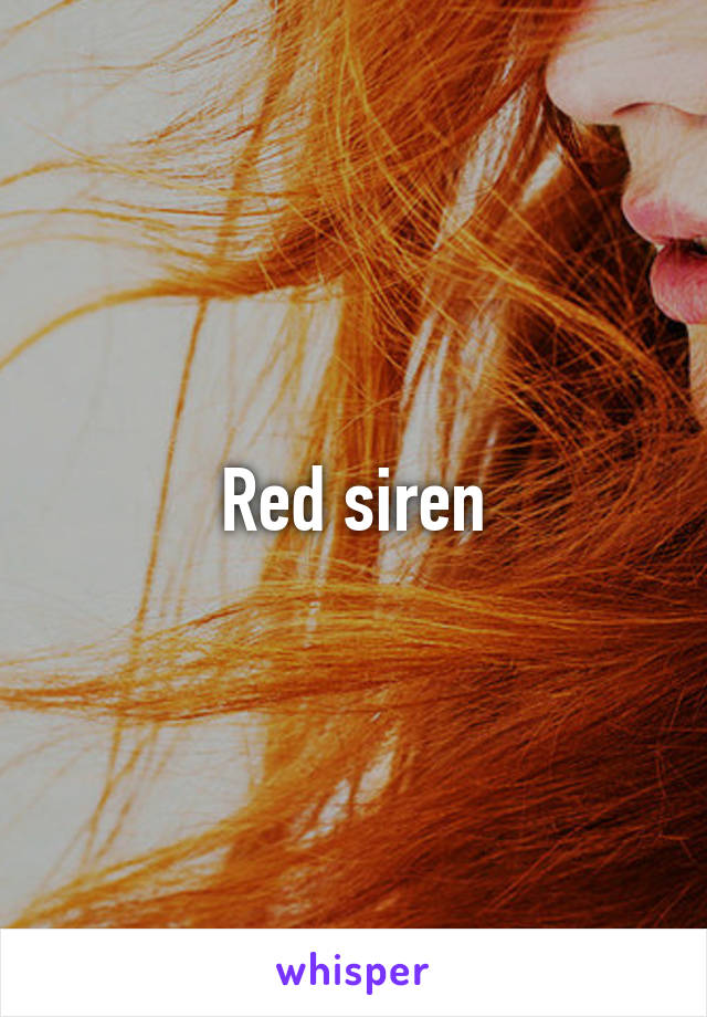 Red siren