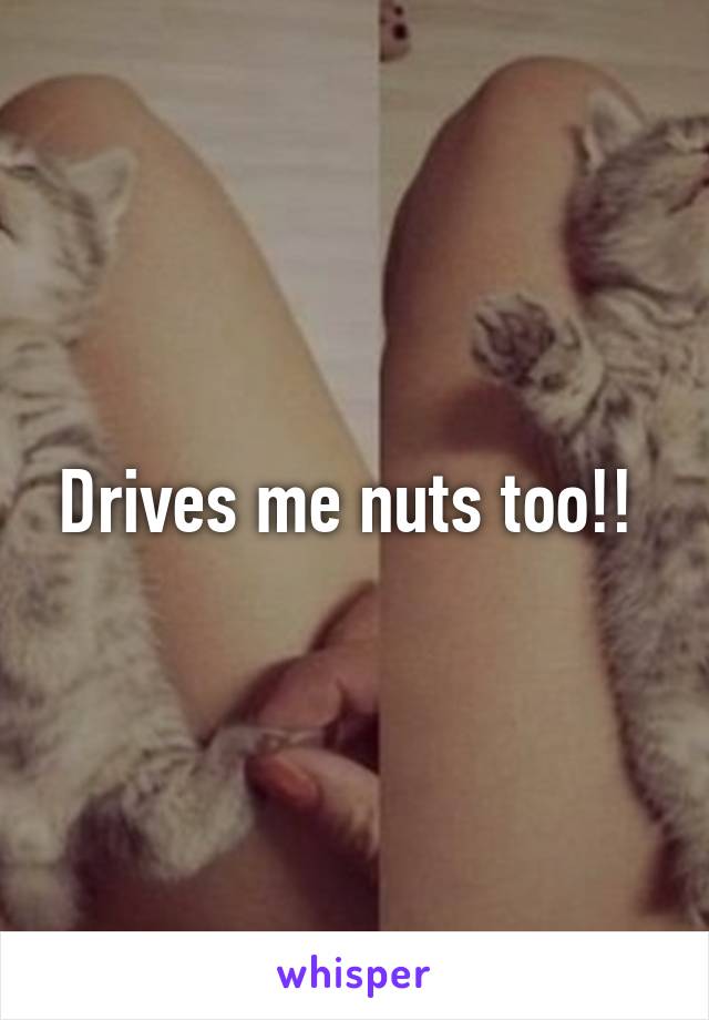 Drives me nuts too!! 