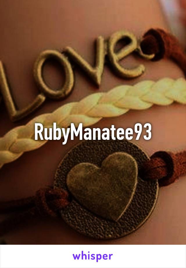 RubyManatee93