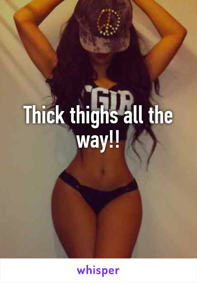 Thick thighs all the way!!
