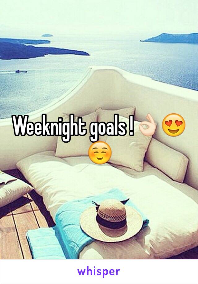 Weeknight goals !👌🏻😍☺️