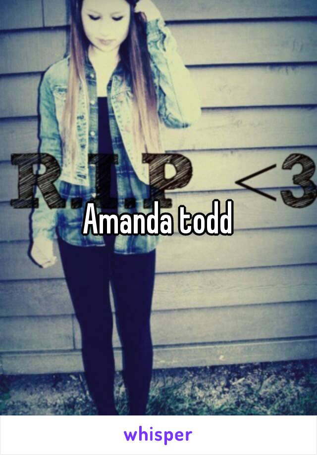 Amanda todd