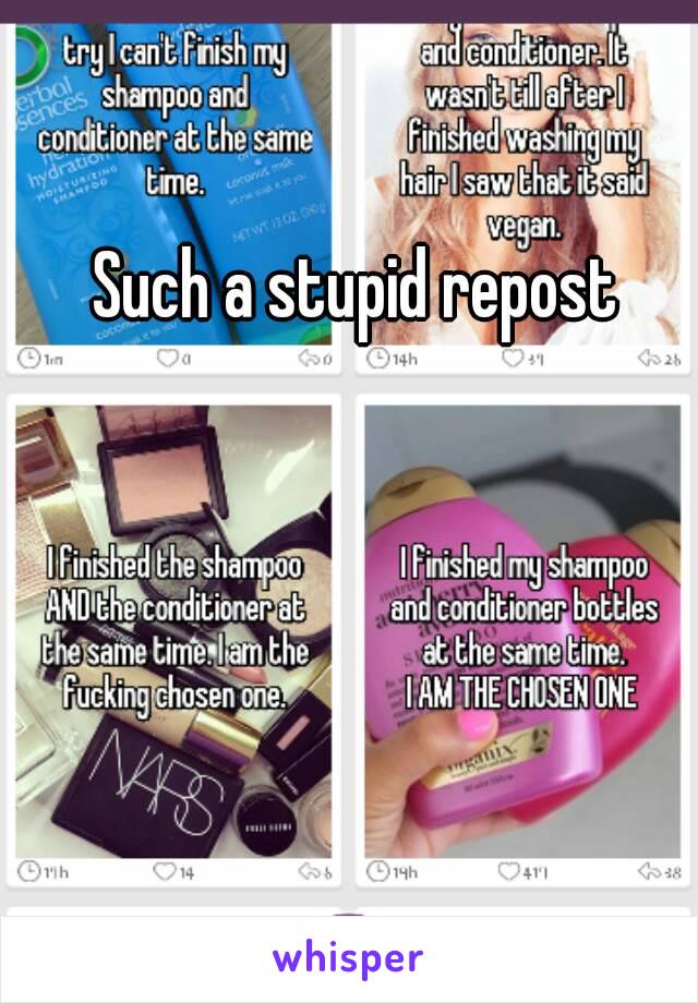 Such a stupid repost