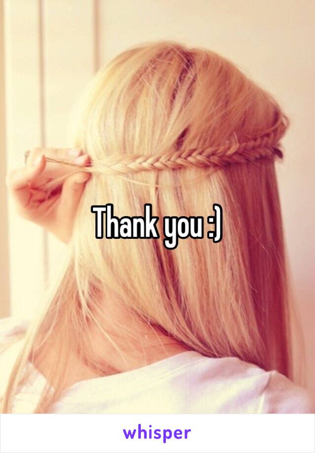 Thank you :)