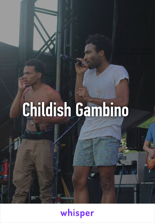 Childish Gambino 