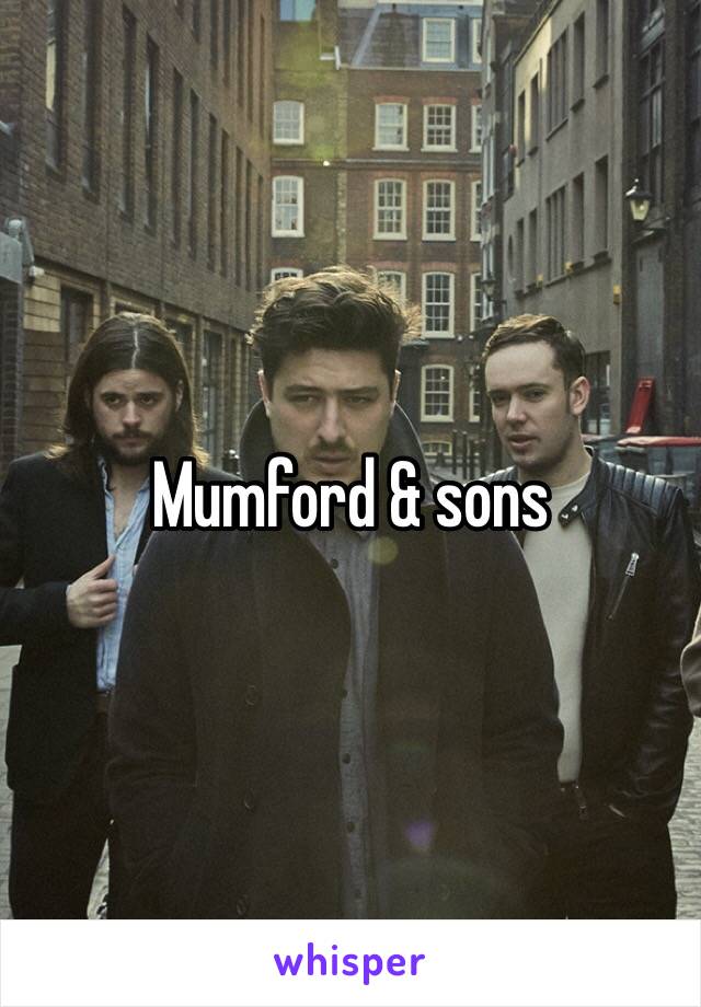 Mumford & sons