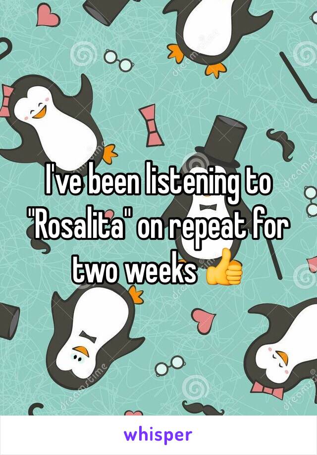 I've been listening to "Rosalita" on repeat for two weeks 👍