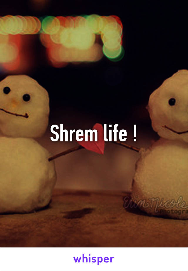 Shrem life !