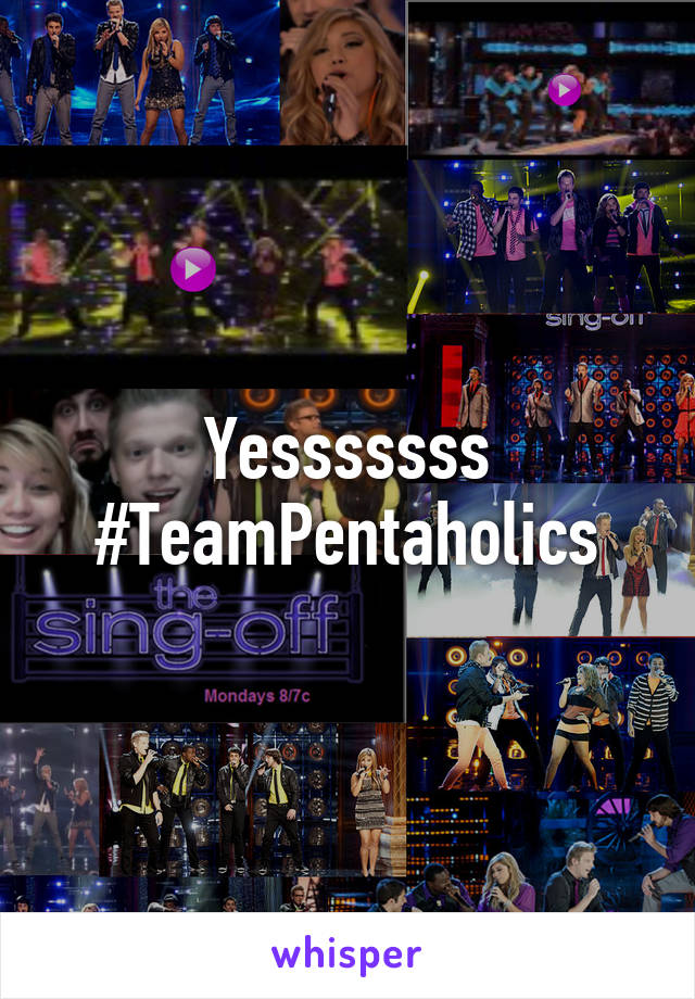 Yesssssss
#TeamPentaholics