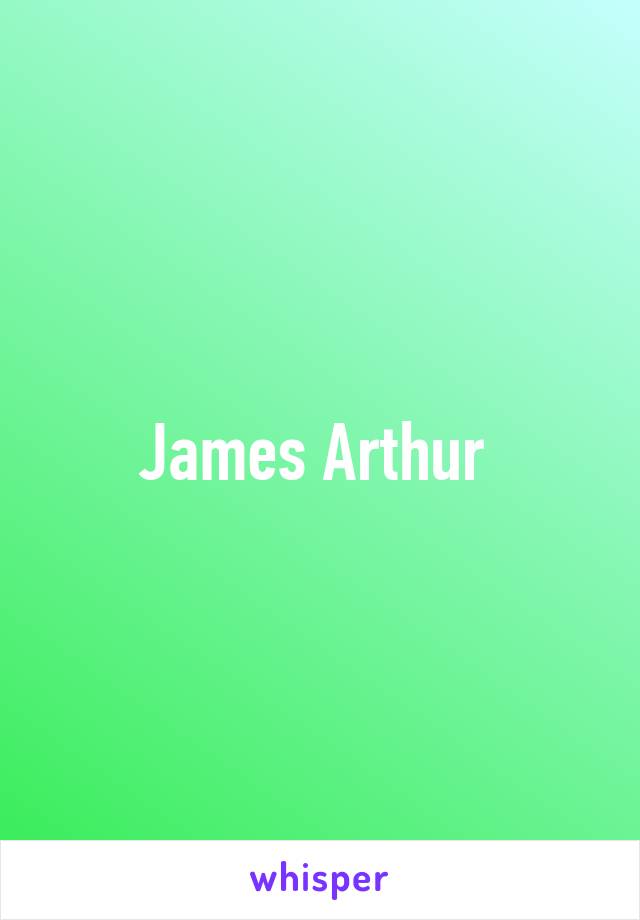 James Arthur 