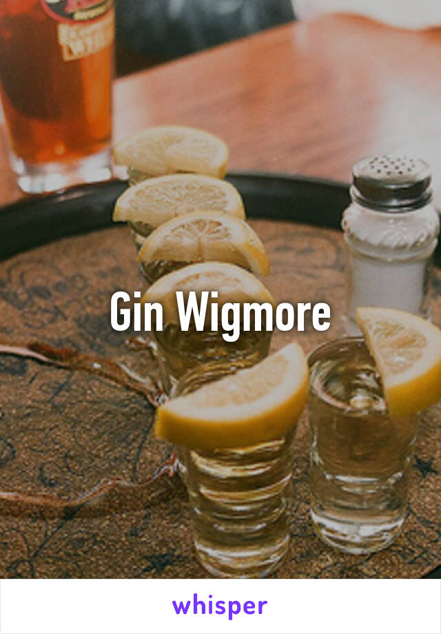 Gin Wigmore