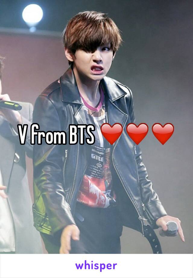 V from BTS ❤️❤️❤️