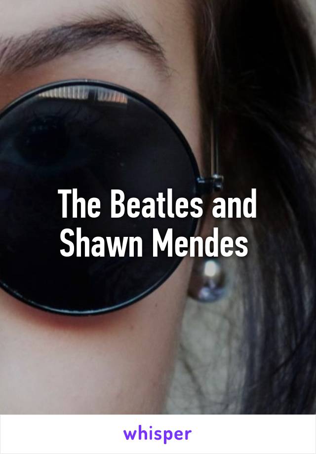 The Beatles and Shawn Mendes 