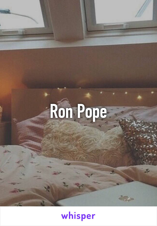 Ron Pope