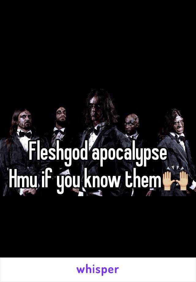 Fleshgod apocalypse 
Hmu if you know them🙌🏼