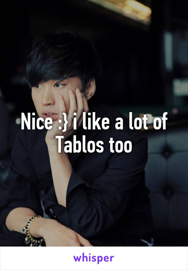 Nice :} i like a lot of Tablos too