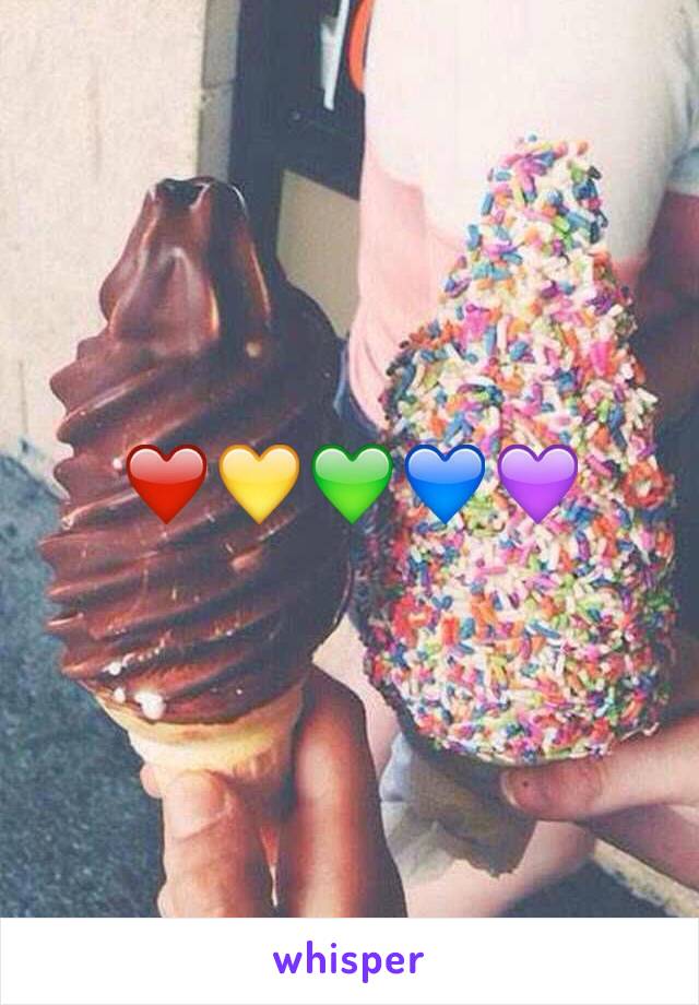 ❤️💛💚💙💜