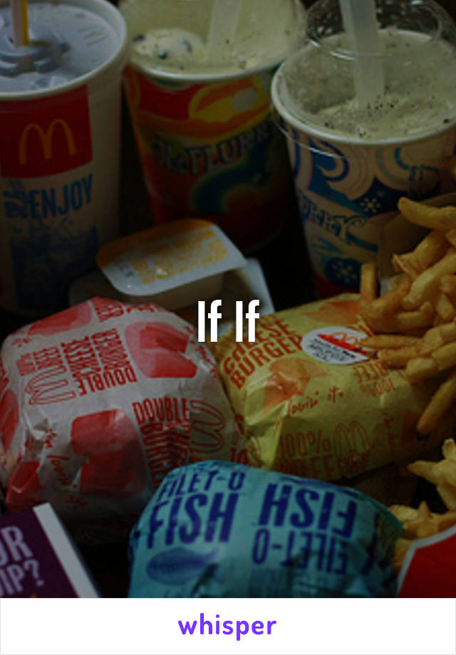If If