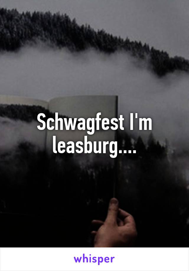 Schwagfest I'm leasburg....