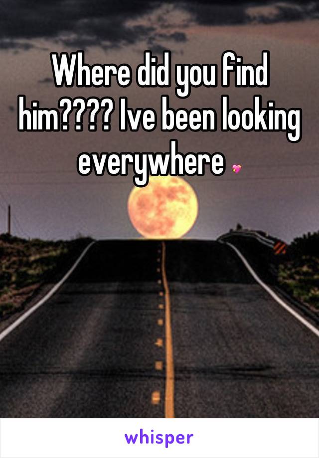 Where did you find him???? Ive been looking everywhere 💖