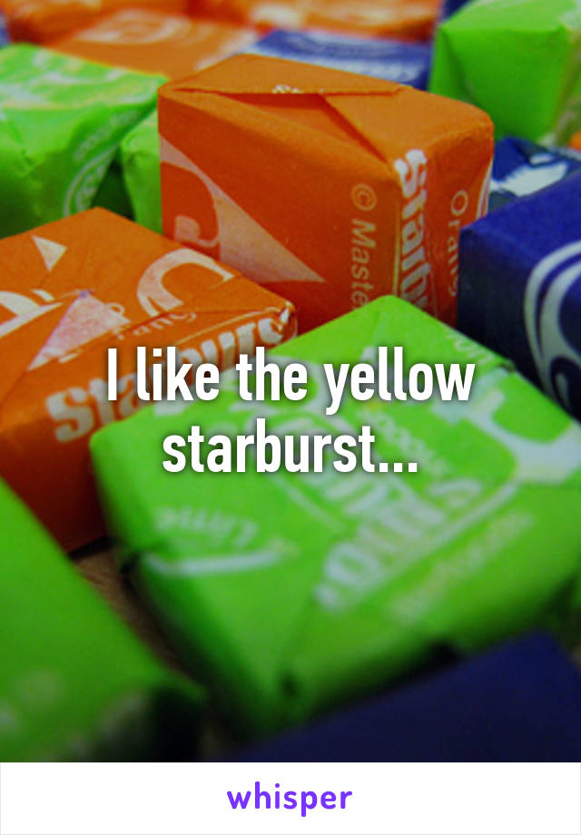 I like the yellow starburst...