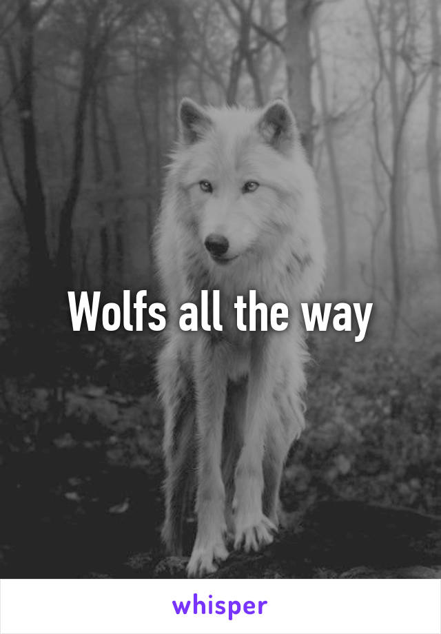 Wolfs all the way