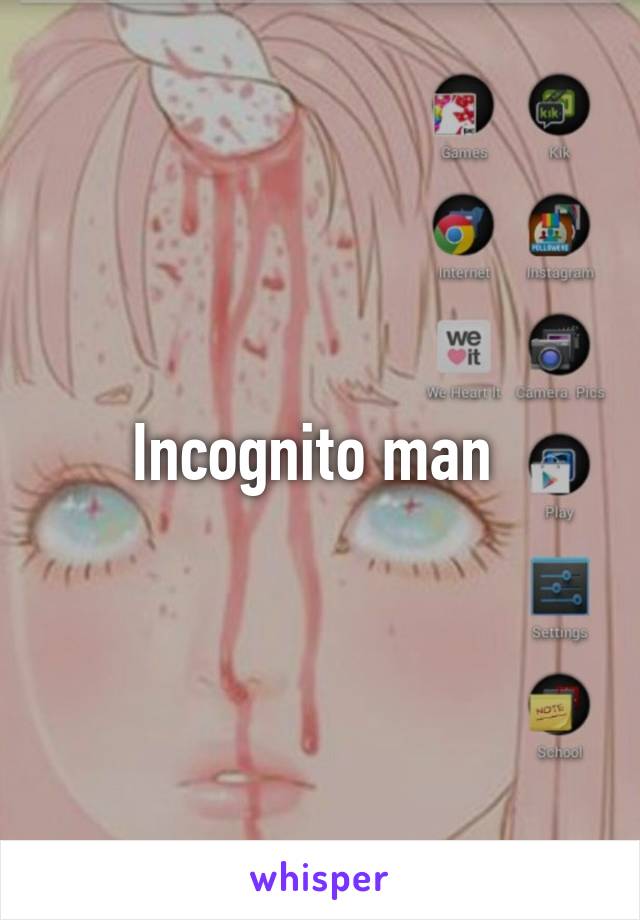 Incognito man 