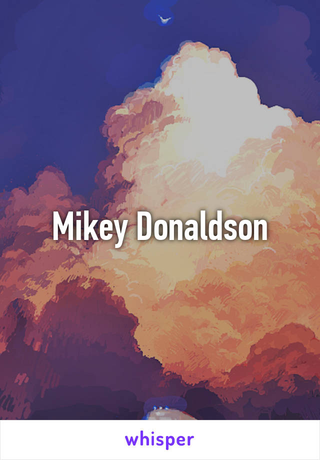 Mikey Donaldson