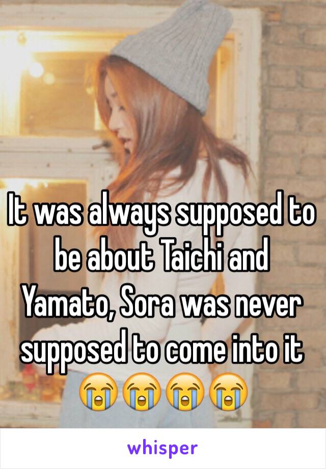 It was always supposed to be about Taichi and Yamato, Sora was never supposed to come into it 😭😭😭😭