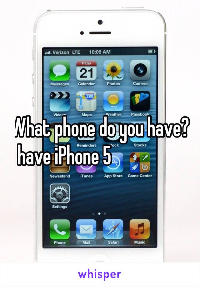 What phone do you have?
I have iPhone 5