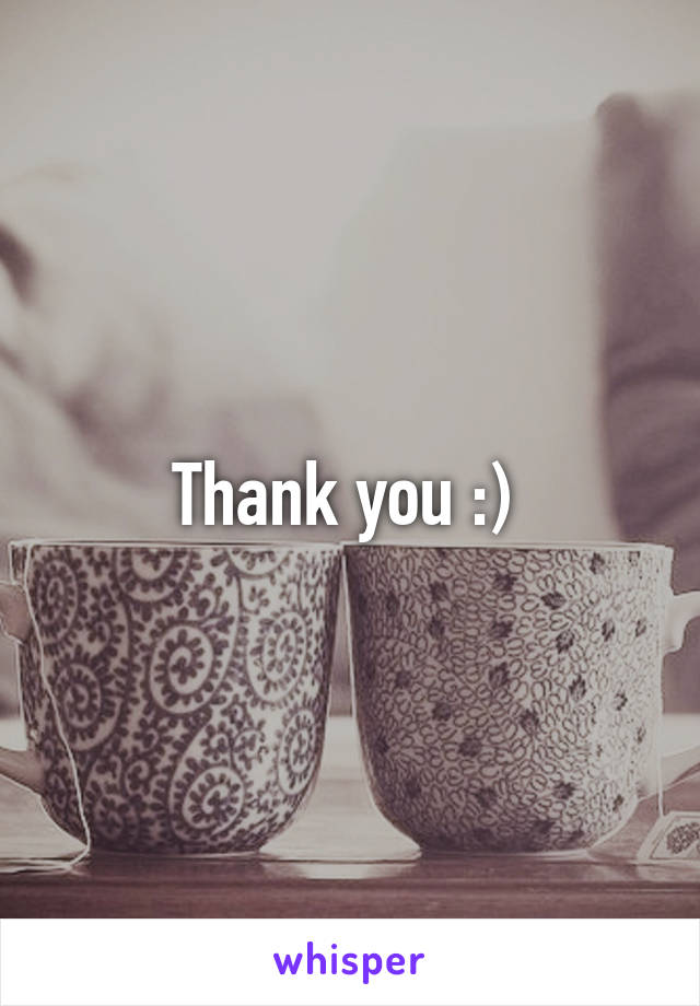 Thank you :) 